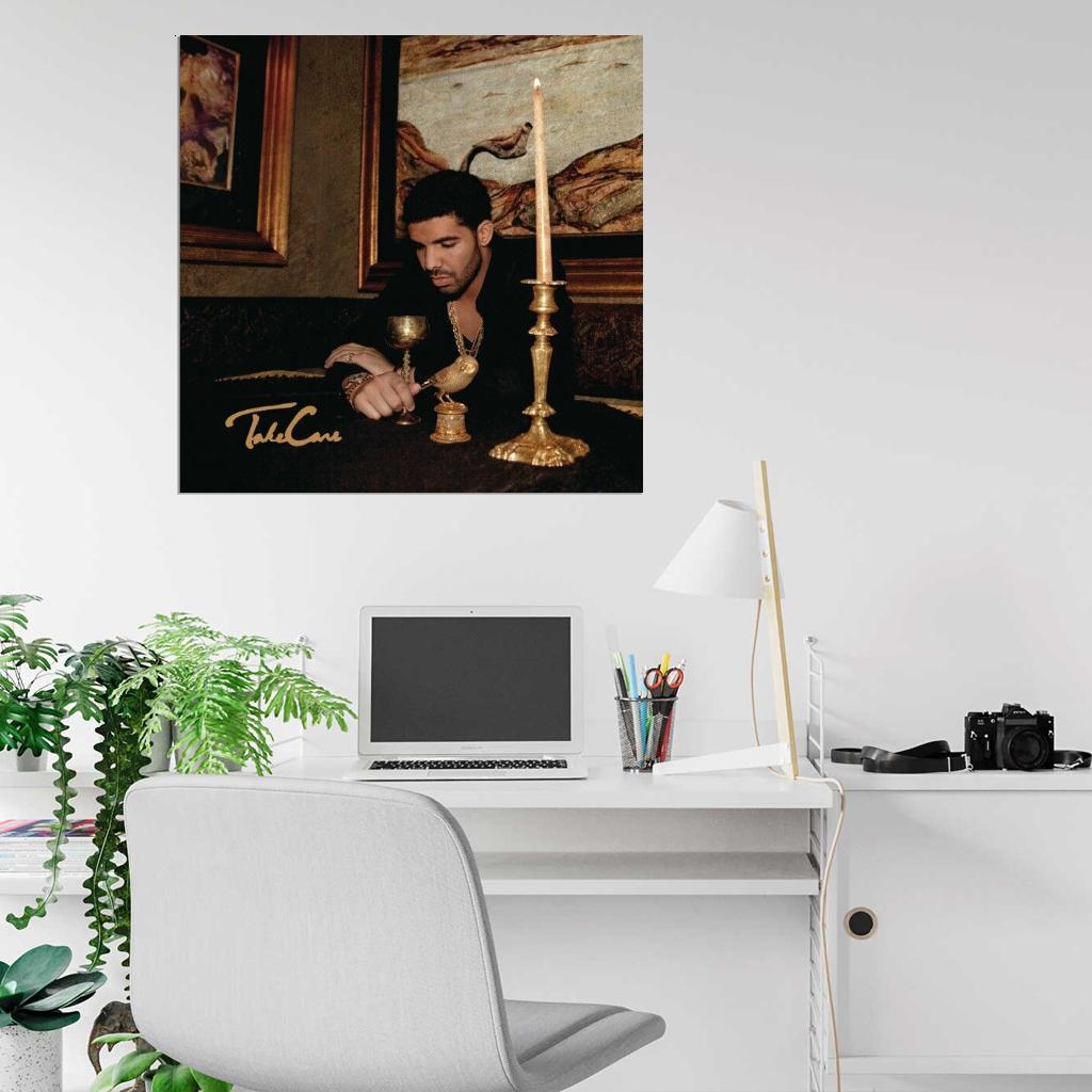 Drake "Take Care" Music Album HD Cover Art Poster - xonomax
