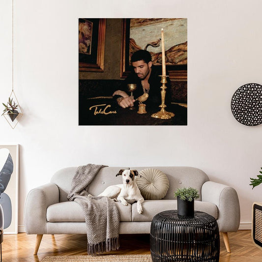 Drake "Take Care" Music Album HD Cover Art Poster - xonomax