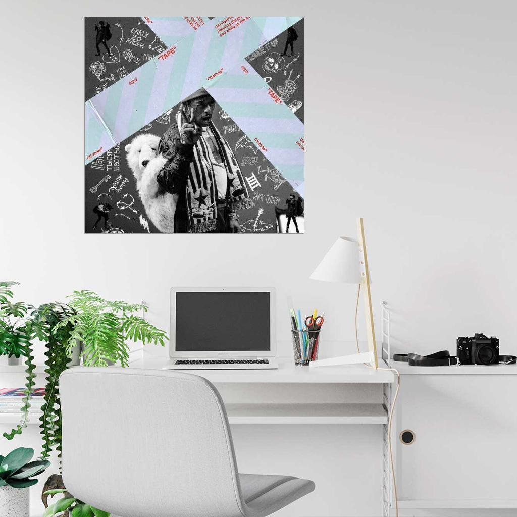 Lil Uzi Vert 'Luv Is Rage 2' Album HD Cover Art Music Print Poster
