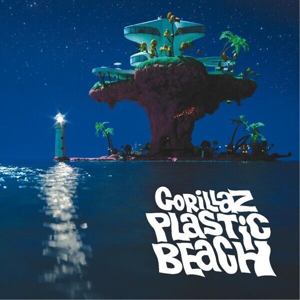 Gorillaz "Plastic Beach" Music Album Cover Art Print Poster - xonomax