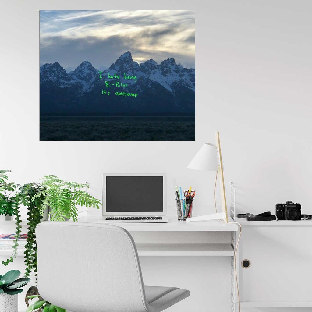 Kanye West "ye" Album HD Cover Art Music Poster