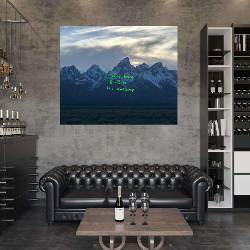 Kanye West "ye" Album HD Cover Art Music Poster