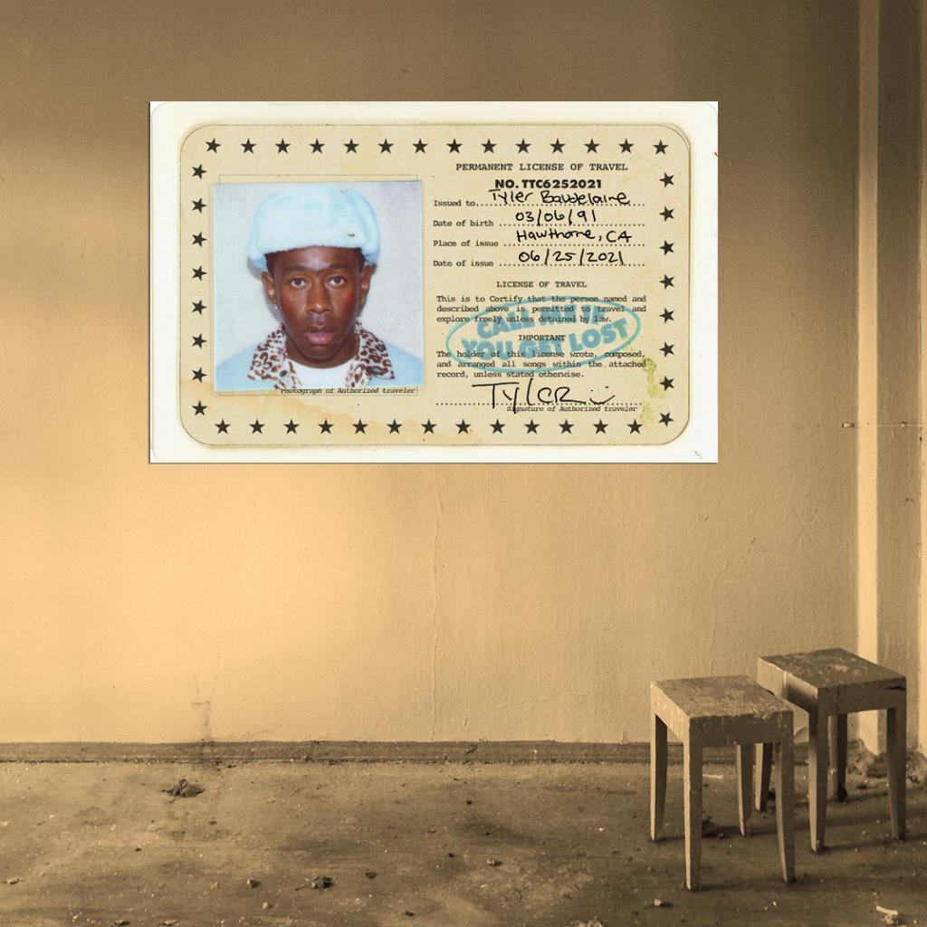 Tyler The Creator "CALL ME IF YOU GET LOST" Cover Music Poster - xonomax