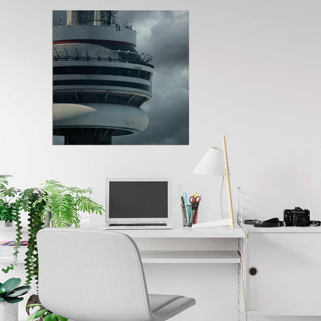 Drake "Views" Music Album HD Cover Art Poster - xonomax