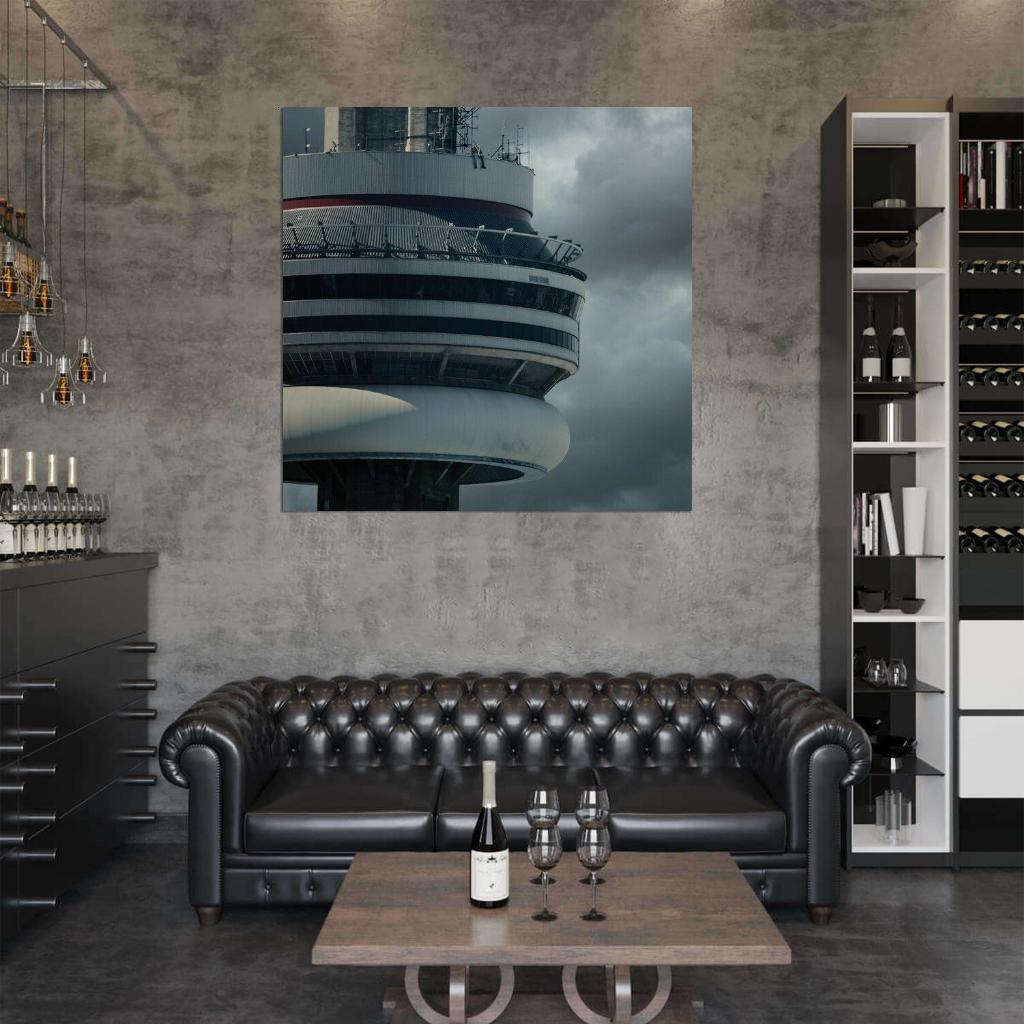 Drake "Views" Music Album HD Cover Art Poster - xonomax