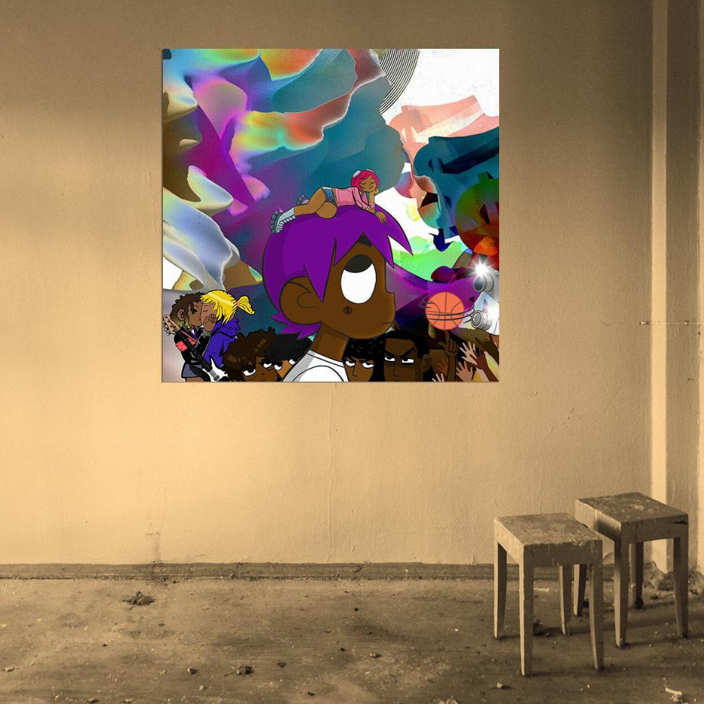 Lil Uzi Vert "Lil Uzi Vert Vs. The World" Cover Music Print Poster - xonomax
