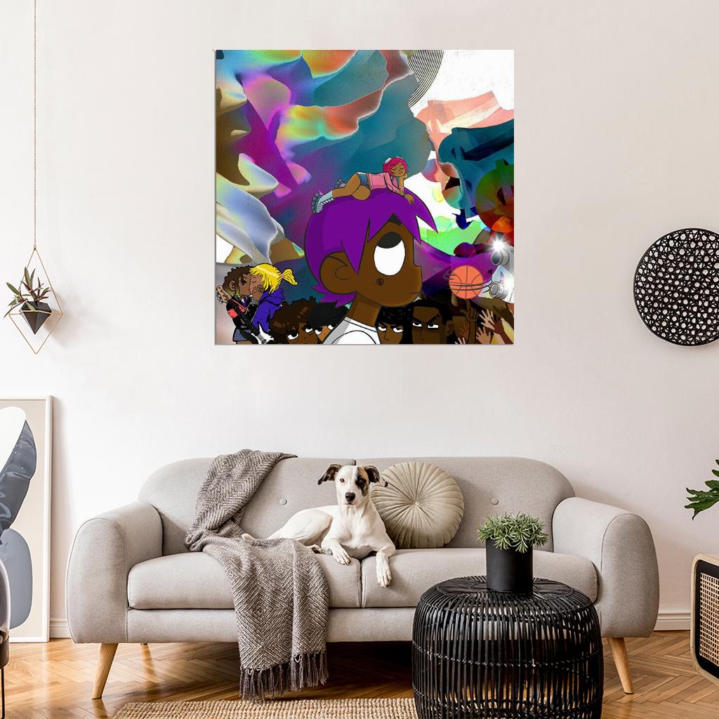Lil Uzi Vert "Lil Uzi Vert Vs. The World" Cover Music Print Poster - xonomax
