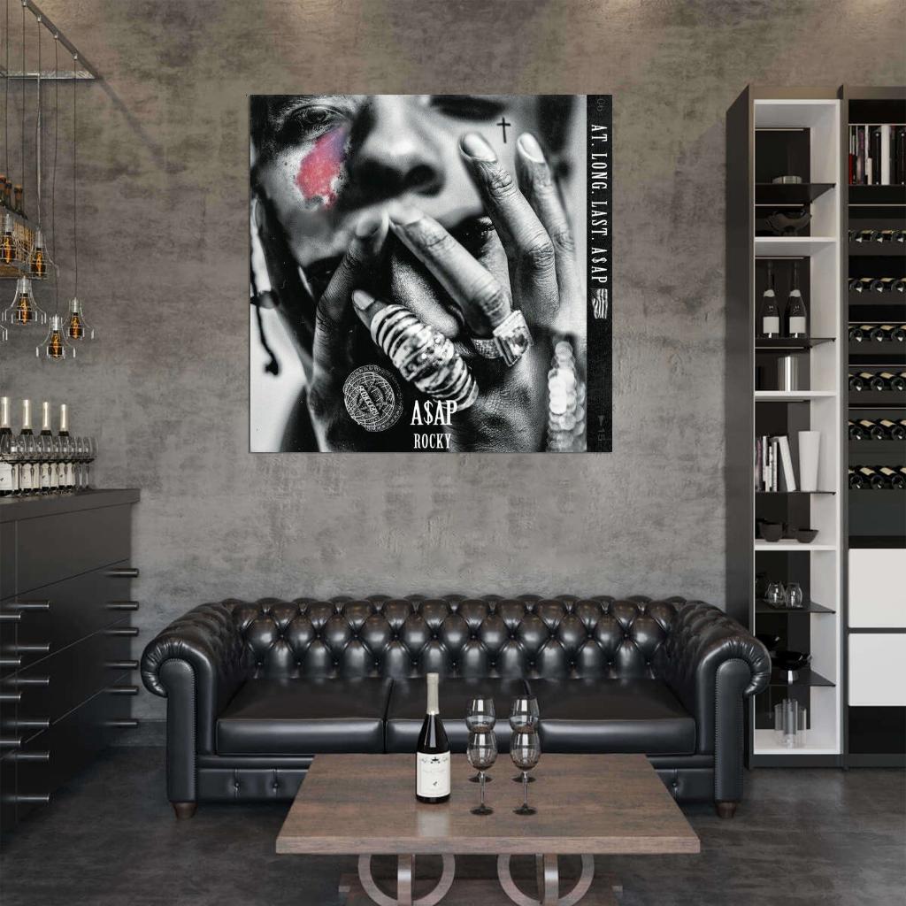 A$AP Rocky "AT.LONG.LAST.A$AP" Album HD Cover Art Music Poster