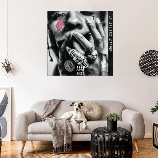 A$AP Rocky "AT.LONG.LAST.A$AP" Album HD Cover Art Music Poster - xonomax