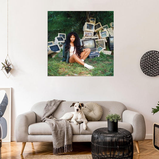 SZA "Ctrl" Music Album HD Cover Art Poster - xonomax