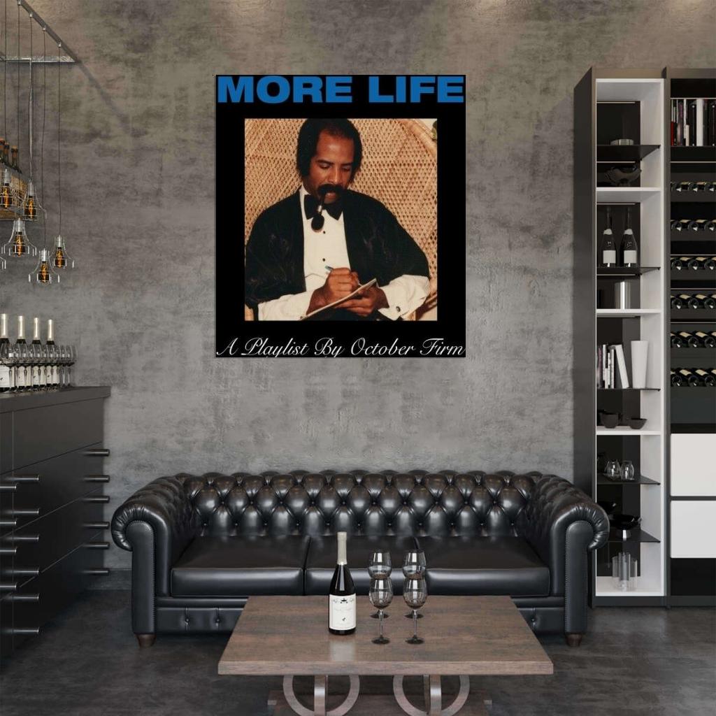 Drake "More Life" Music Album HD Cover Art Poster - xonomax