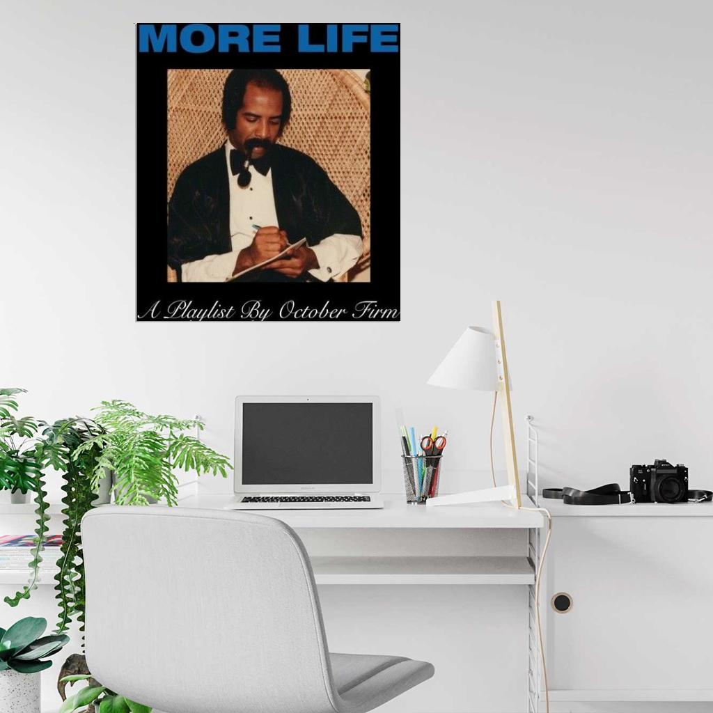 Drake "More Life" Music Album HD Cover Art Poster - xonomax