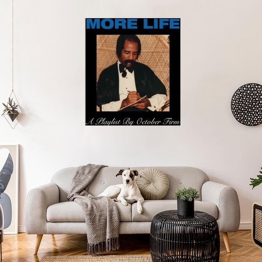 Drake "More Life" Music Album HD Cover Art Poster - xonomax