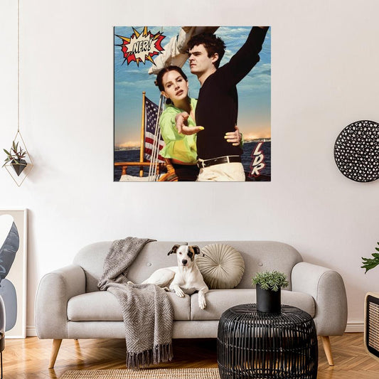 Lana Del Rey "Norman F***g Rockwell!" Album Cover Print Poster - xonomax