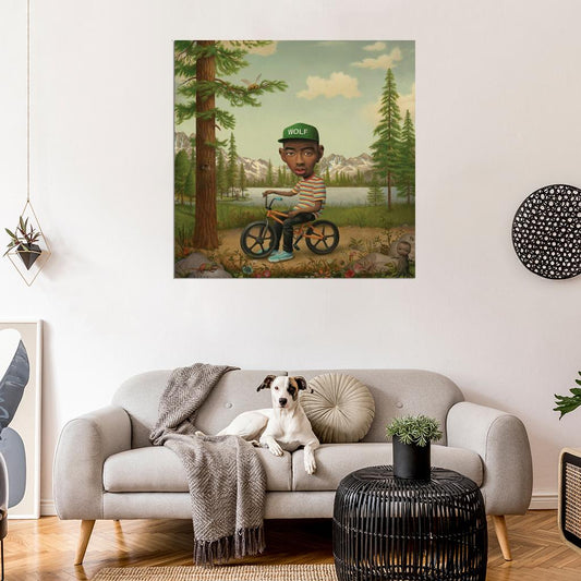 Tyler The Creator "Wolf" 2013 Album HD Cover Art Music Poster - xonomax