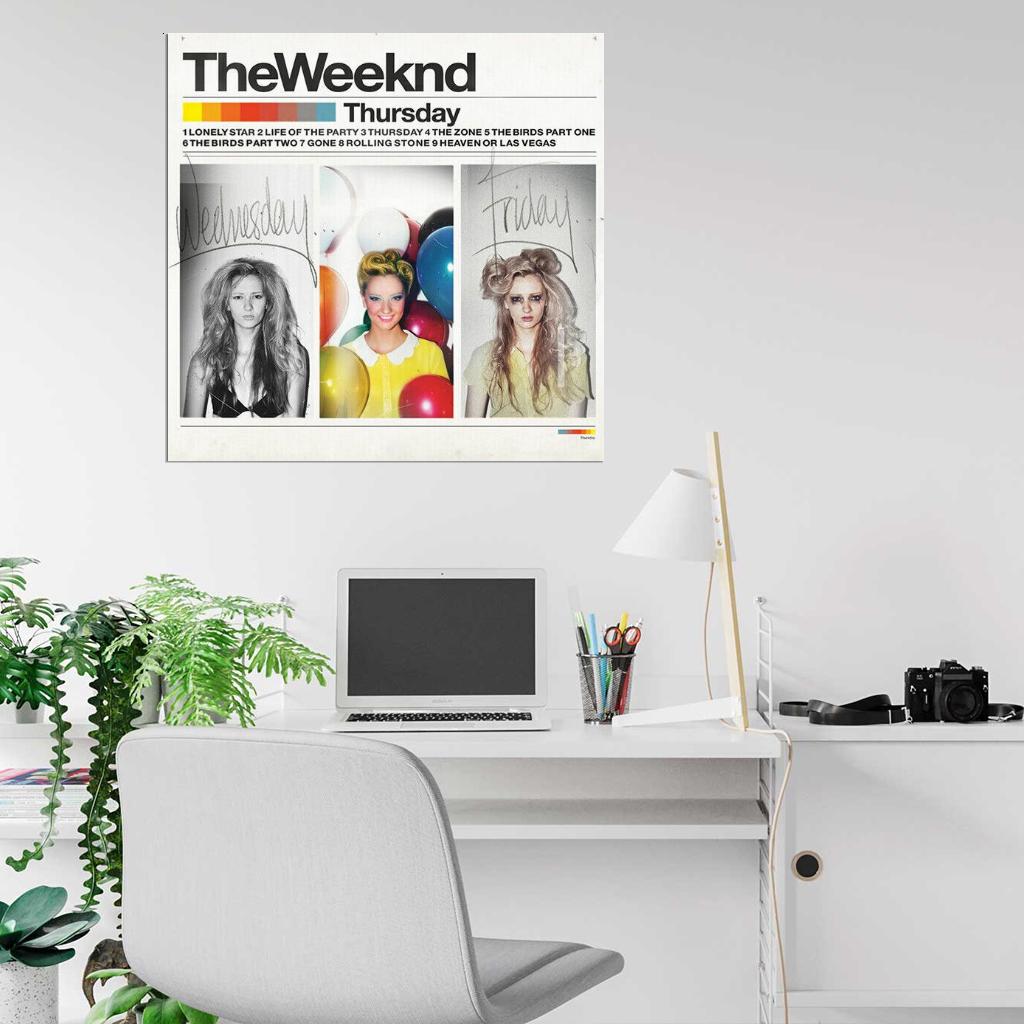 The Weeknd 'Thursday' Music Album HD Cover Art Poster - xonomax