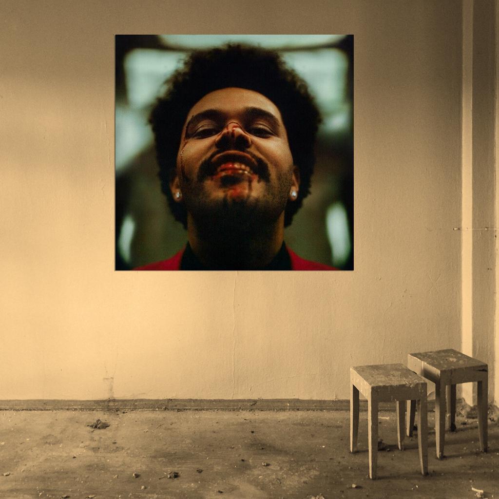 The Weeknd After Hours Music Album HD Cover Art Poster