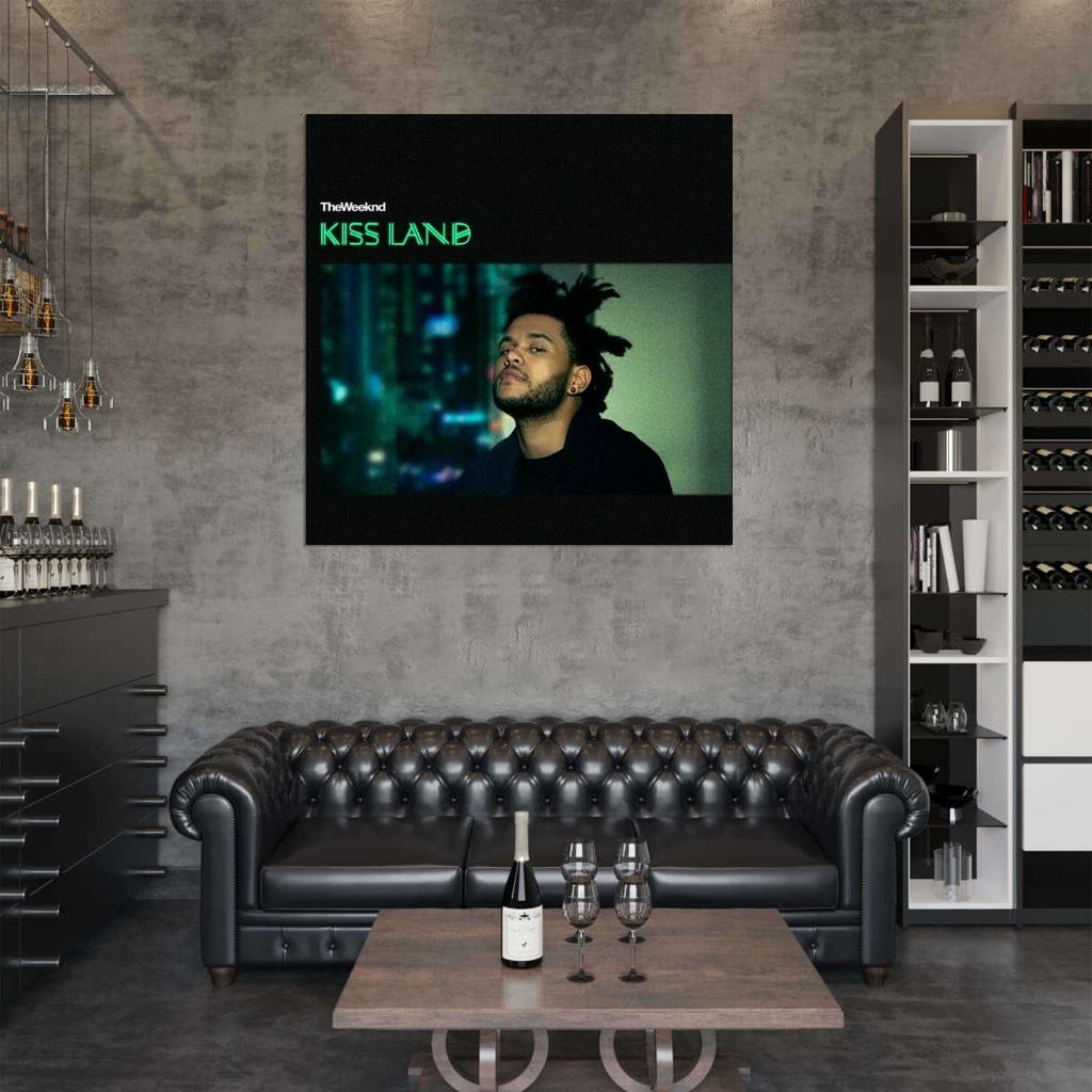 The Weeknd Kiss Land Music Album HD Cover Art Poster