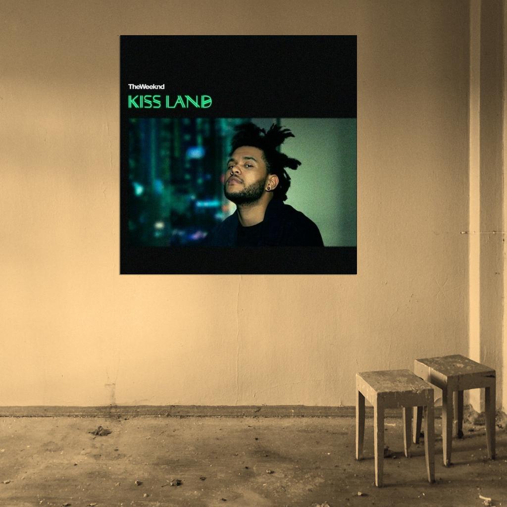 The Weeknd Kiss Land Music Album HD Cover Art Poster