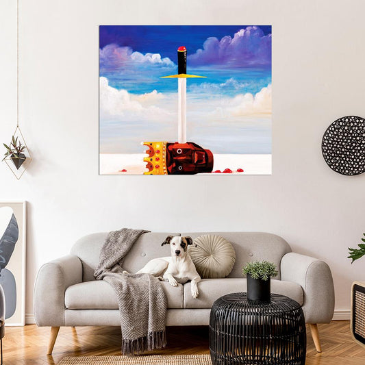 Kanye West "Power" HD Cover Art Music Poster - xonomax