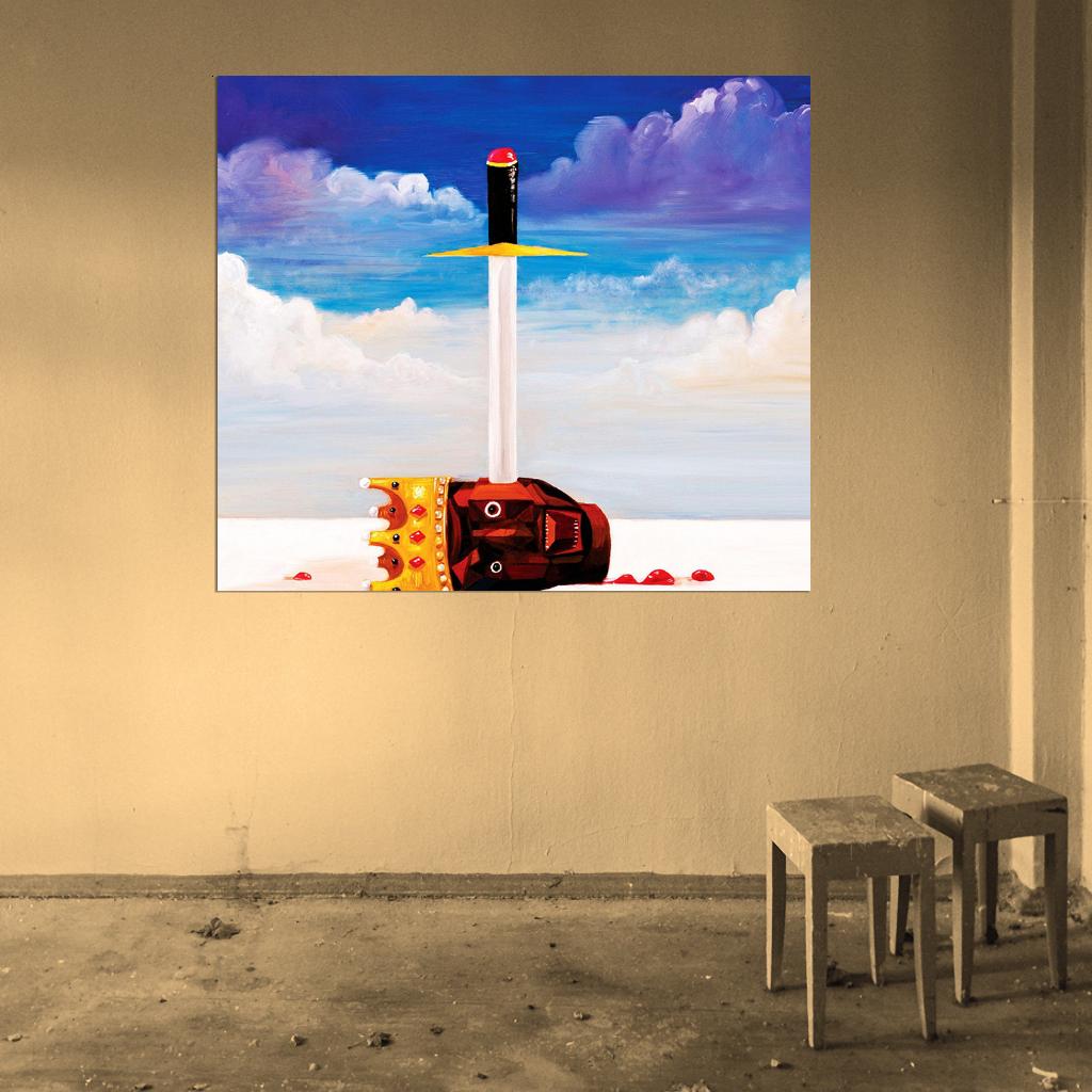 Kanye West "Power" HD Cover Art Music Poster