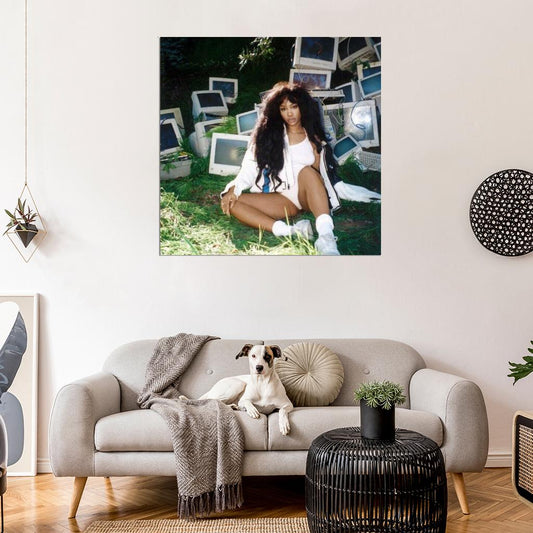 SZA "Ctrl (Deluxe)" Music Album HD Cover Art Poster - xonomax