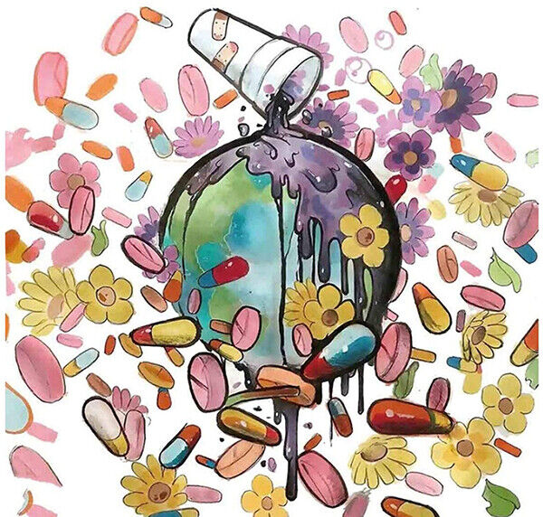 Future "WRLD ON DRUGS" Music Album 16 Cover Art Print Poster