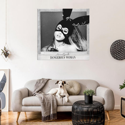 Ariana Grande “Dangerous Woman” Album HD Cover Music Poster - xonomax