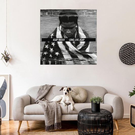 A$AP Rocky "LONG.LIVE.A$AP(Deluxe)" Album Cover Music Poster - xonomax