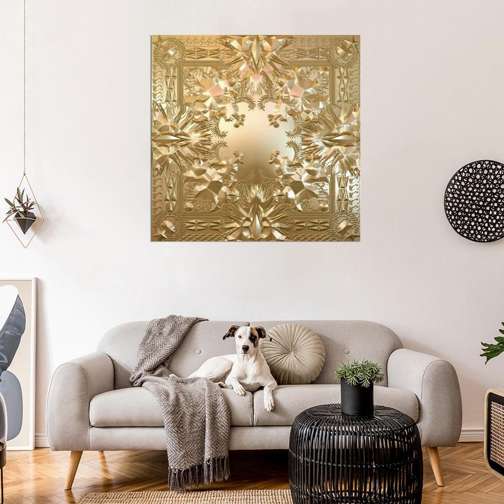 JAY-Z & Kanye West "Watch the Throne" Album Cover Music Poster
