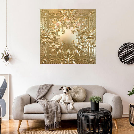 JAY-Z & Kanye West "Watch the Throne" Album Cover Music Poster - xonomax