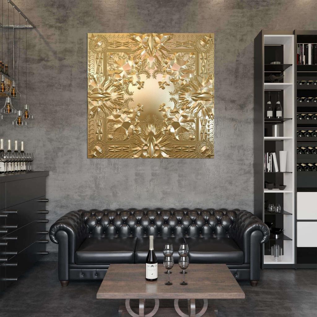 JAY-Z & Kanye West "Watch the Throne" Album Cover Music Poster