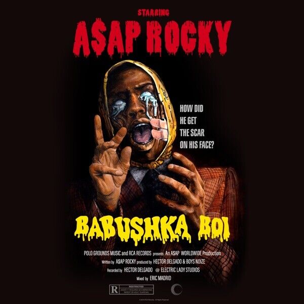 A$AP Rocky “Babushka Boi” Album HD Cover Art Music Poster - xonomax