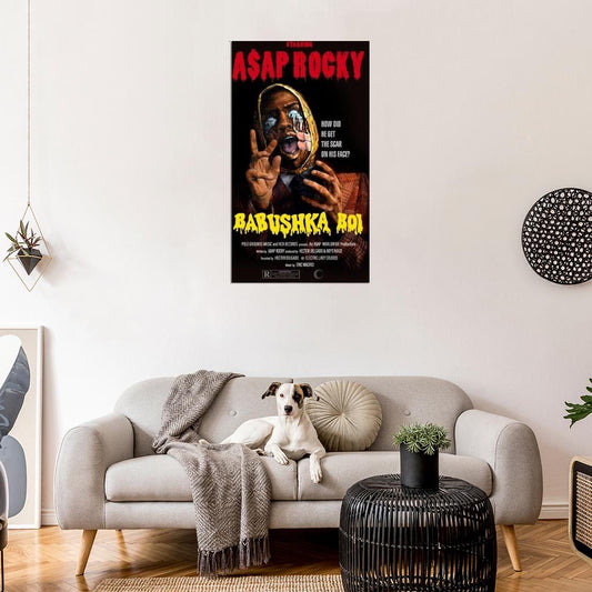 A$AP Rocky “Babushka Boi” Album HD Cover Art Music Poster - xonomax