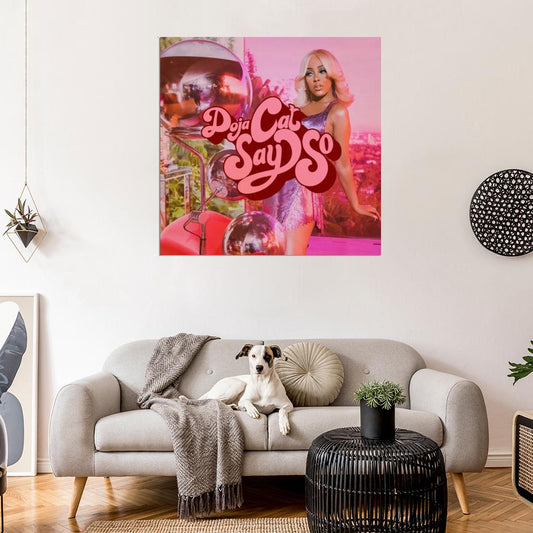 Doja Cat “Say So” Music Album HD Cover Art Poster - xonomax