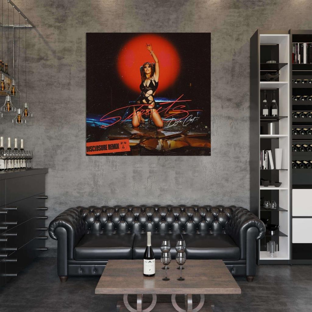 Doja Cat "Streets" Music Album HD Cover Art Poster - xonomax