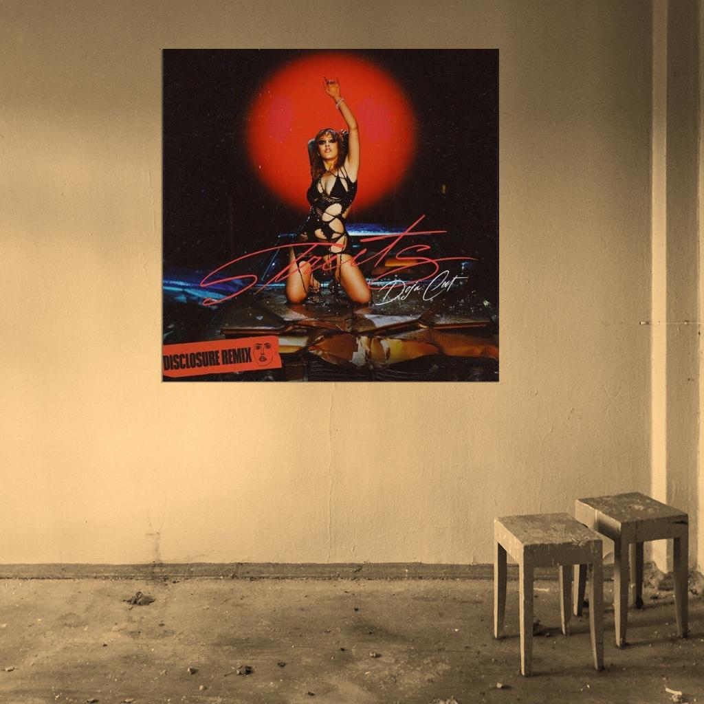 Doja Cat "Streets" Music Album HD Cover Art Poster - xonomax
