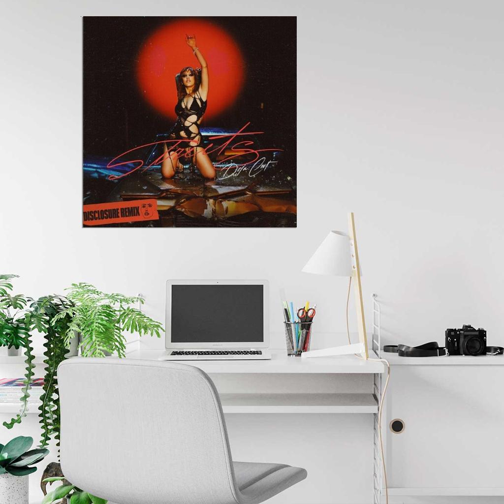 Doja Cat "Streets" Music Album HD Cover Art Poster - xonomax