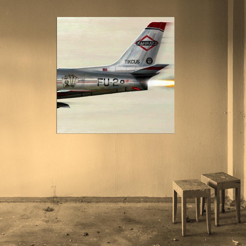 Eminem "Kamikaze" Music Album HD Cover Art Print Poster - xonomax