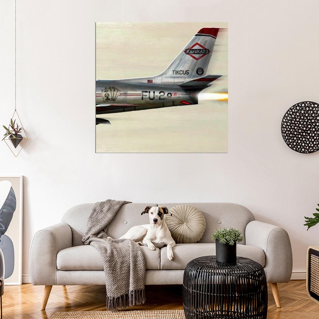 Eminem "Kamikaze" Music Album HD Cover Art Print Poster - xonomax