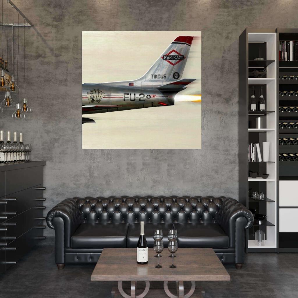 Eminem "Kamikaze" Music Album HD Cover Art Print Poster - xonomax