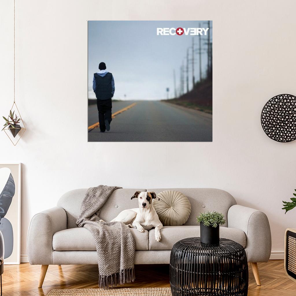 Eminem "Recovery" Music Album HD Cover Art Print Poster - xonomax