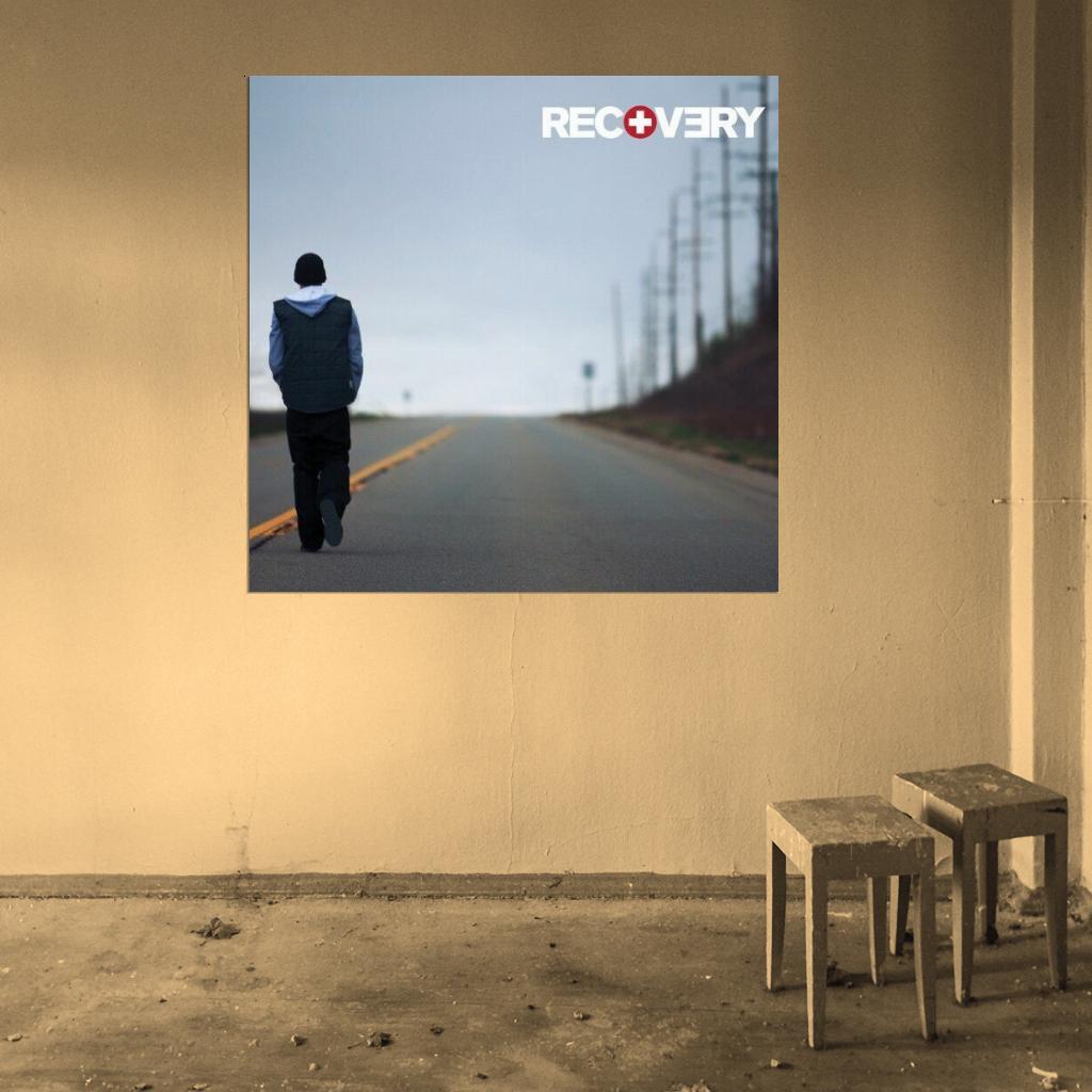 Eminem "Recovery" Music Album HD Cover Art Print Poster - xonomax