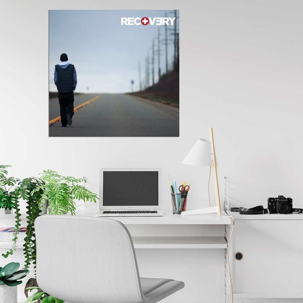 Eminem "Recovery" Music Album HD Cover Art Print Poster - xonomax