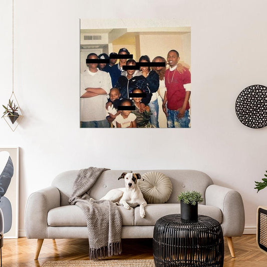Baby Keem & Kendrick Lamar "family ties" Cover Music Poster - xonomax