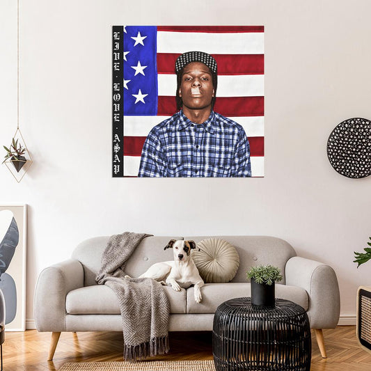 A$AP Rocky "LIVE.LOVE.A$AP" Album HD Cover Art Poster - xonomax