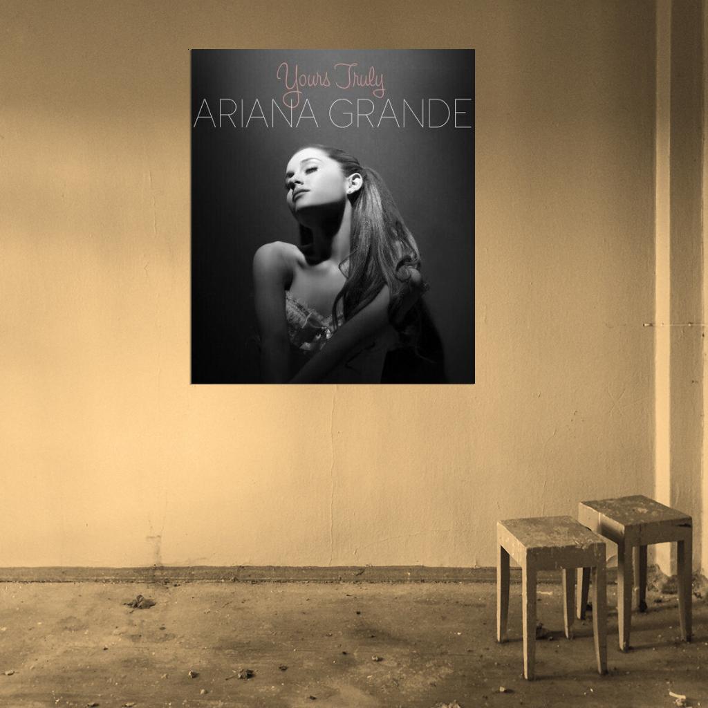 Ariana Grande “Yours Truly” Album HD Cover Art Music Poster - xonomax