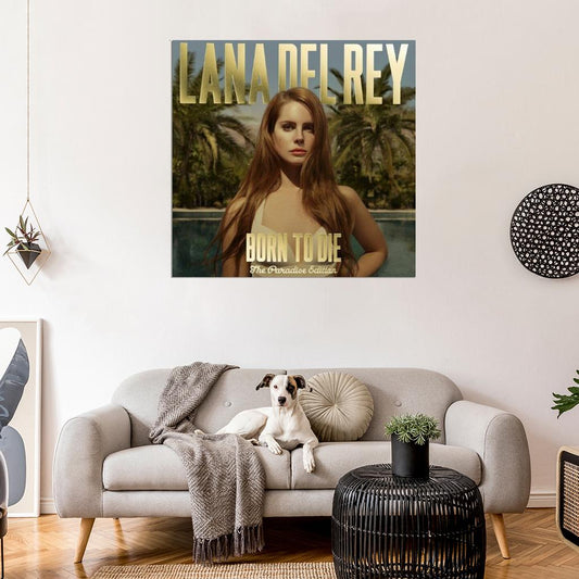 Lana Del Rey 'Paradise' Music Album HD Cover Art Print Poster - xonomax