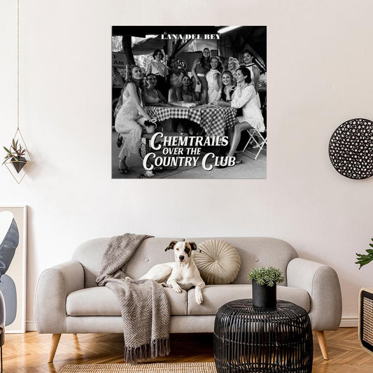 Lana Del Rey "Chemtrails Over the Country Club" Print Poster - xonomax