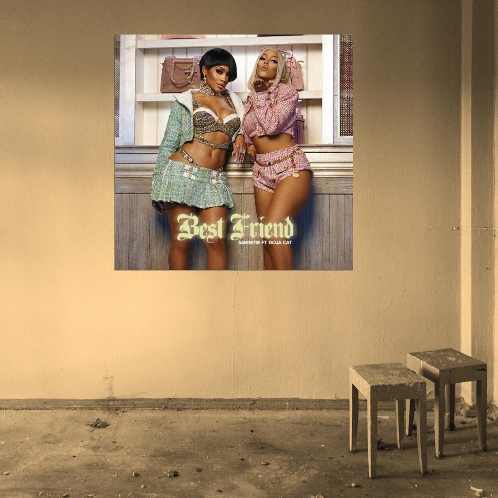 Saweetie “Best Friend (feat. Doja Cat)” Cover Poster